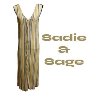 Striped Sadie and Sage maxi dress Womens Size medium